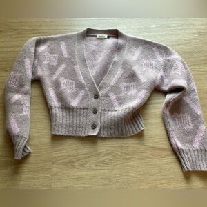 Misbhv M Argyle Knit Cardigan